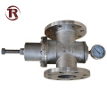 Factory  DIN Hot Sell Direct Back Pressure Valve SS Flange Threaded for Water Oil Gas